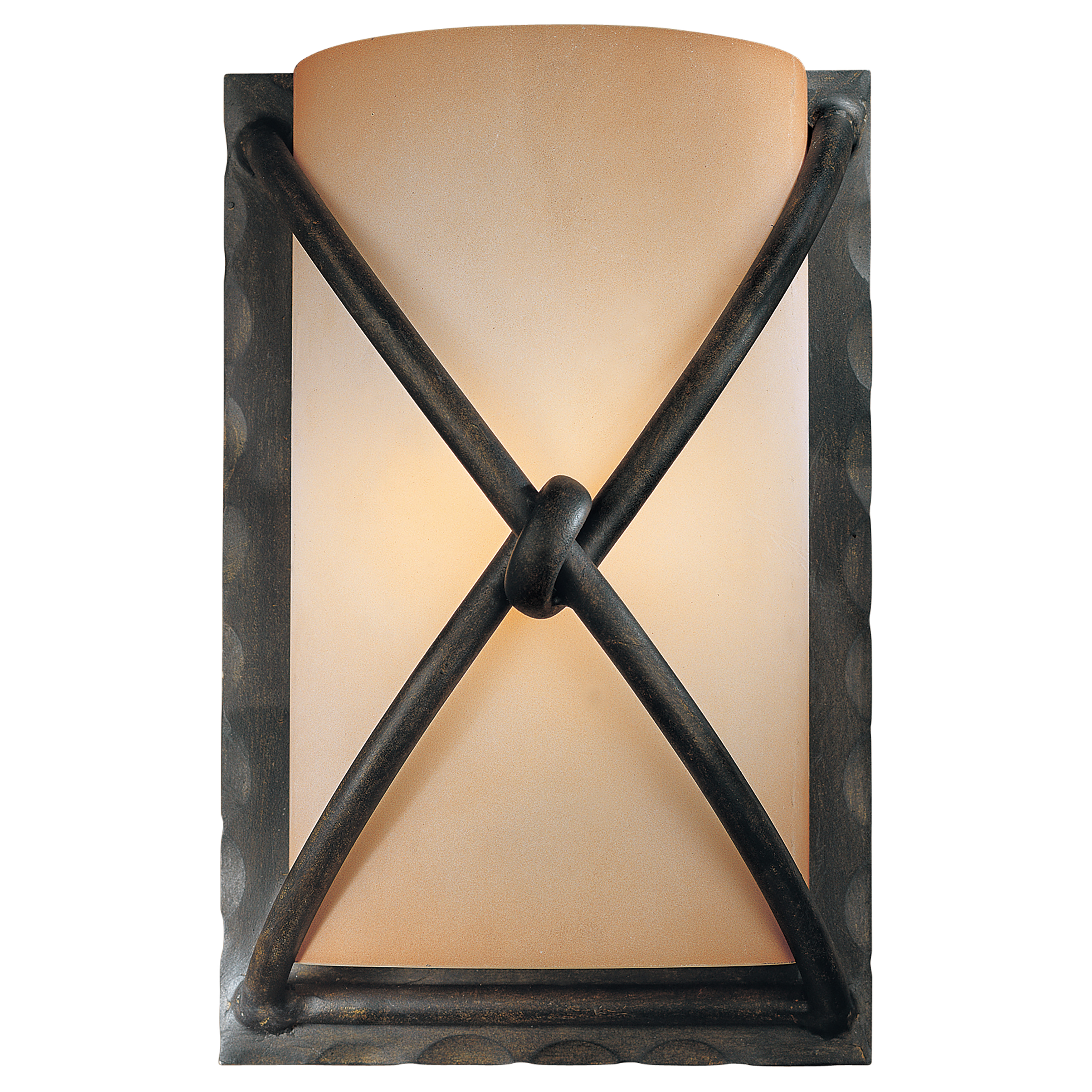The Aspen II wall sconce brings traditional elegance to smaller spaces with its compact 9.25-inch profile. The Aspen Bronze finish paired with rustic scavo glass creates warm, ambient lighting ideal for hallways and bathrooms.