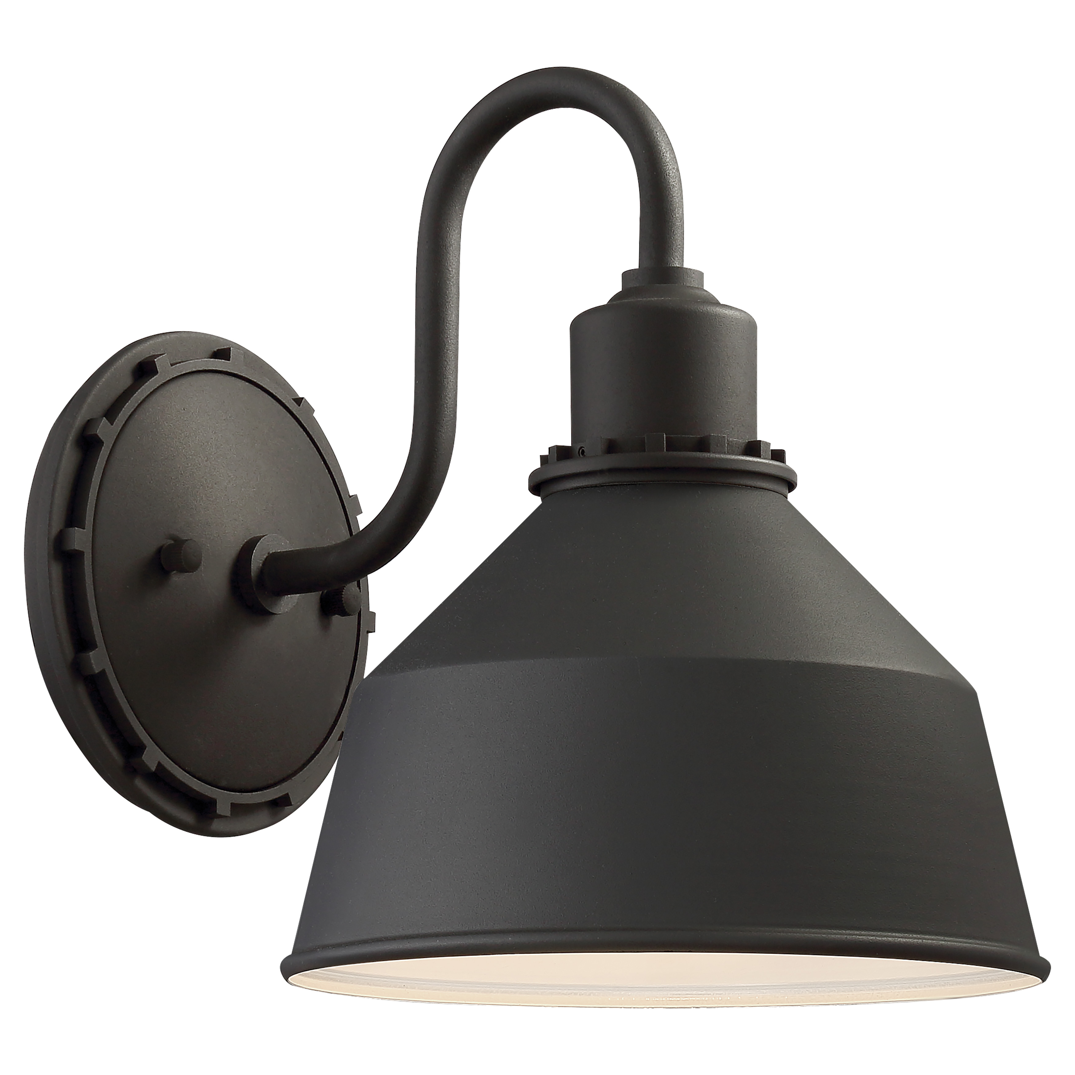 1 Light Wall Mount in Black