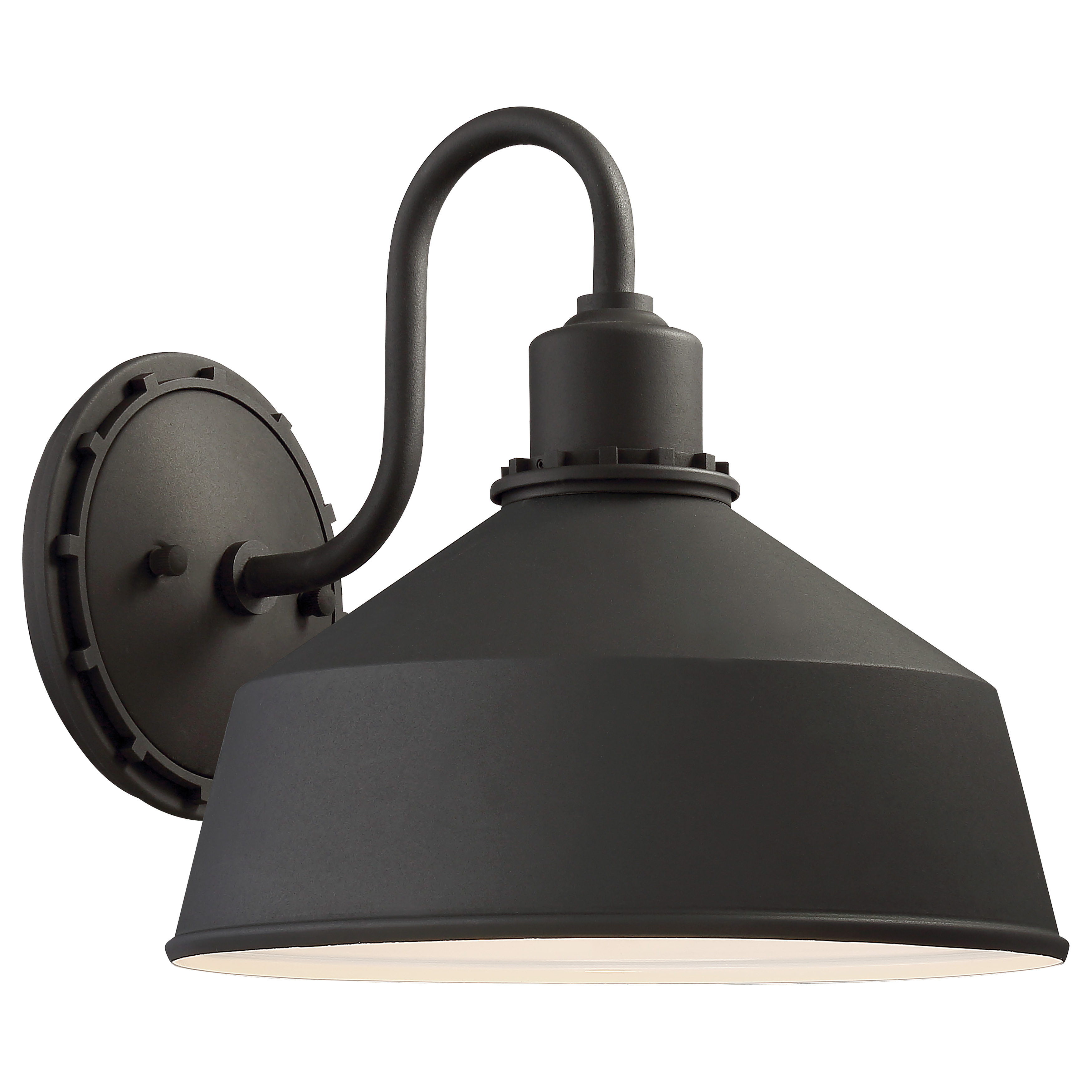 1 Light Wall Mount in Black