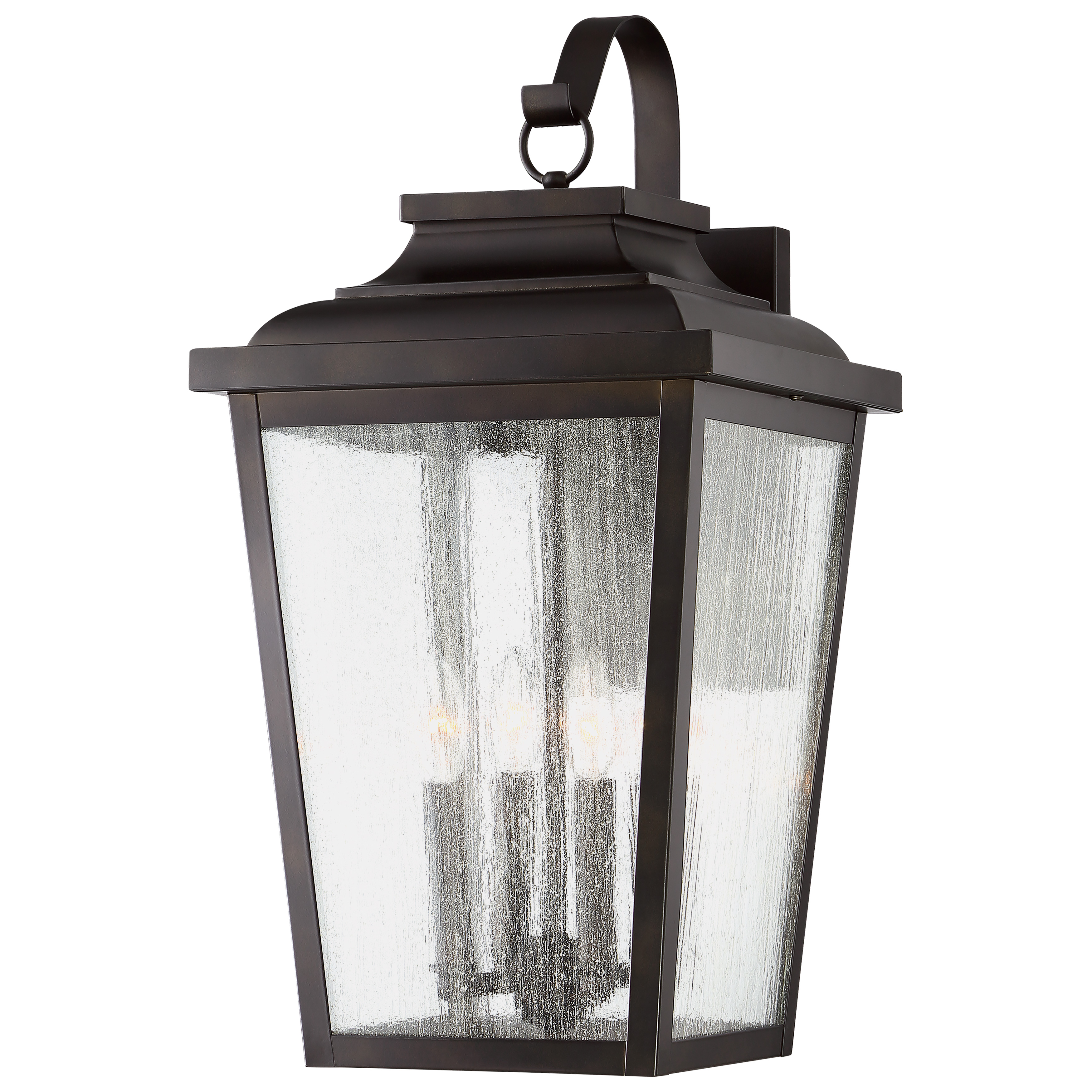 XL Wall Mount in Chelesa Bronze™ Finish with Clear Seeded Glass
