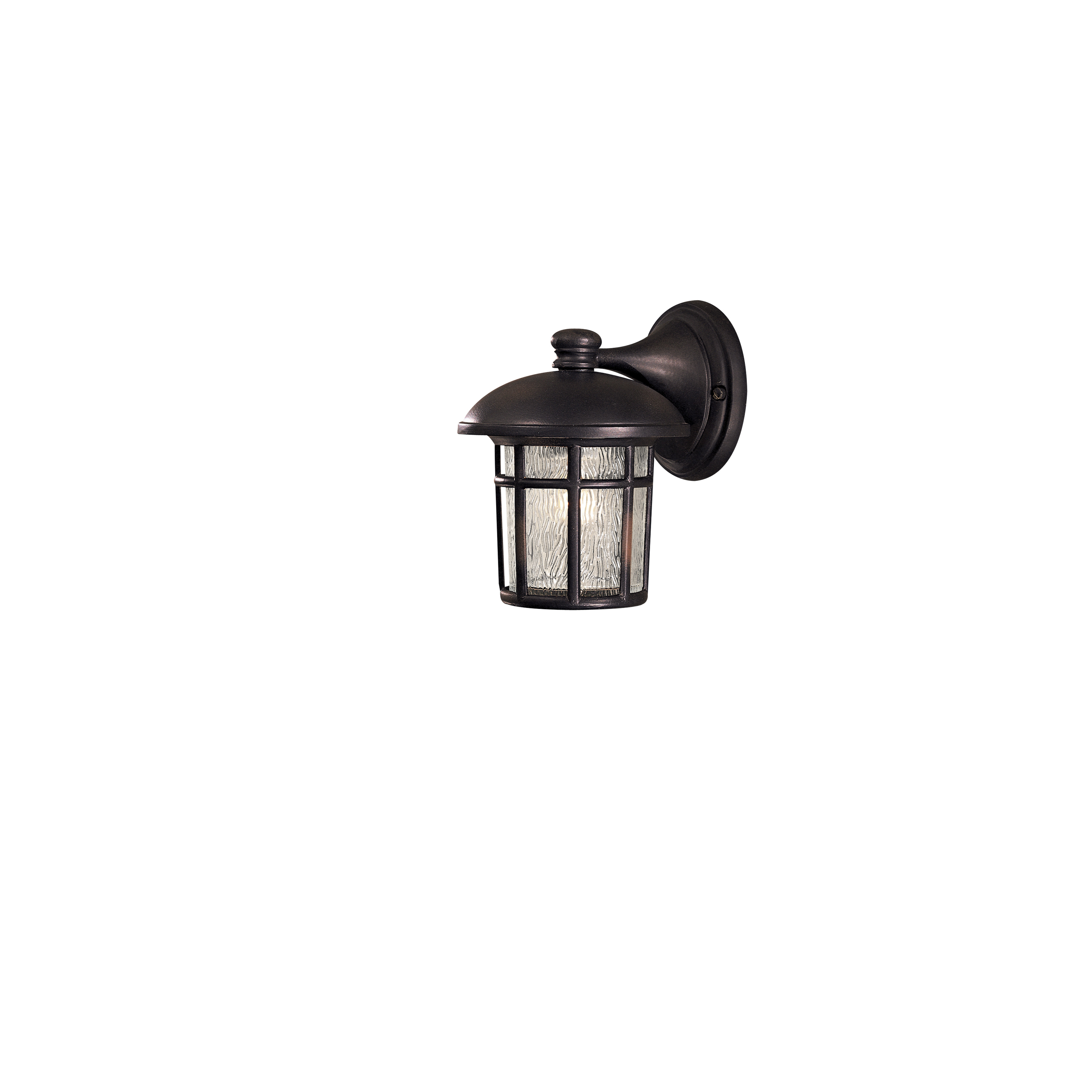 1 Light Wall Mount in Heritage™ Finish with One Piece Driftwood Glass