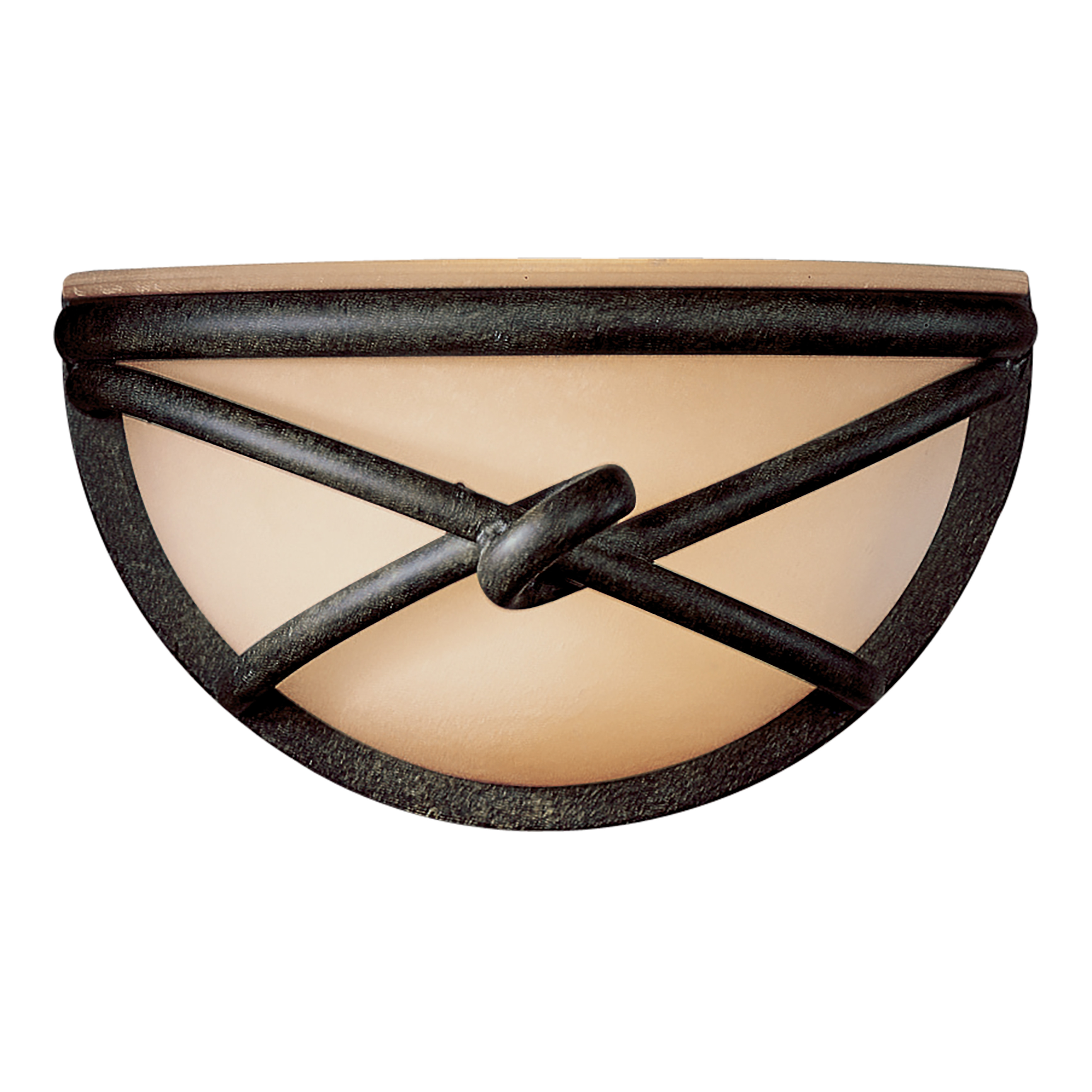 The Aspen II wall sconce brings traditional elegance to smaller spaces with its compact 8.25-inch width and warm bronze finish. The rustic scavo glass creates ambient lighting perfect for intimate settings.