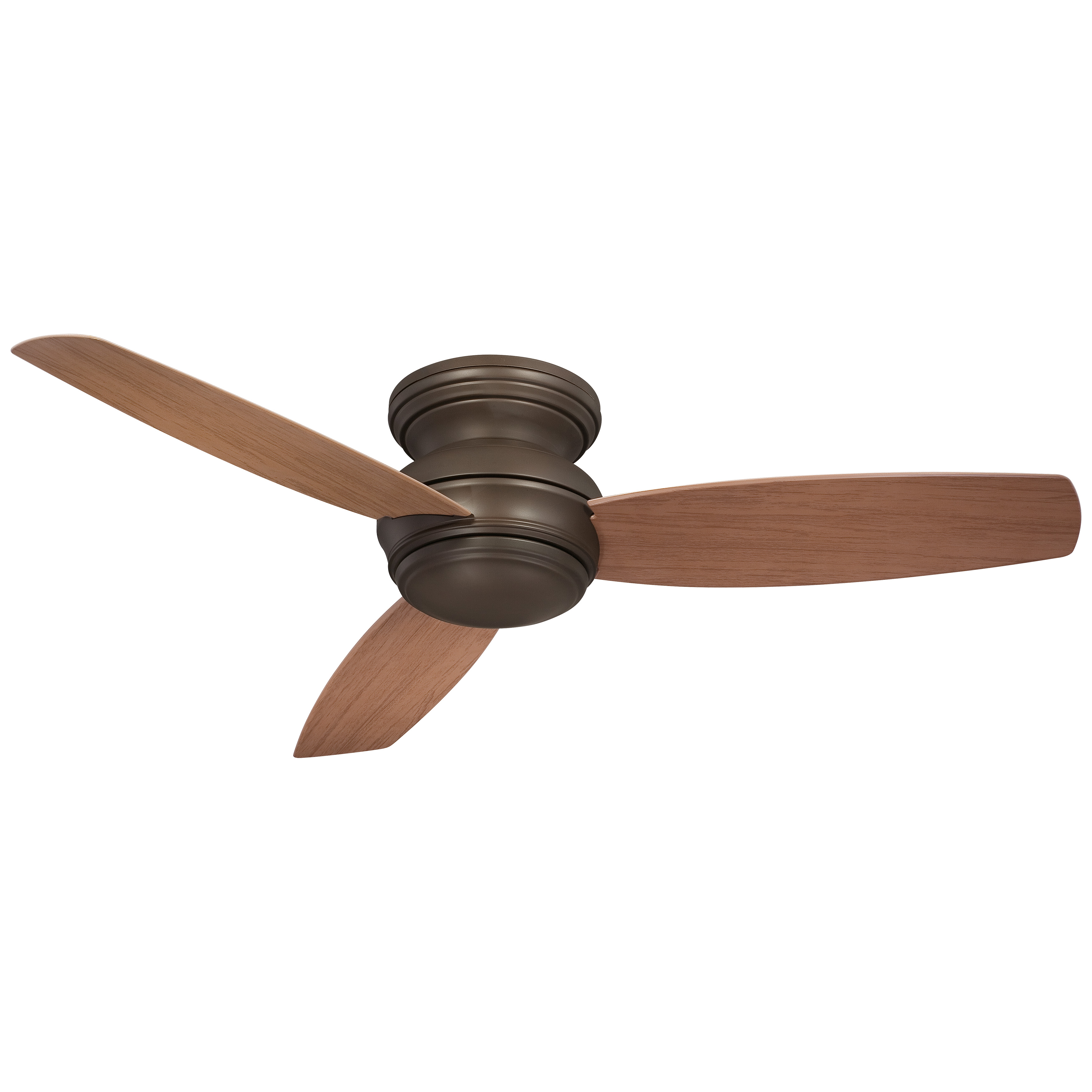 This Traditional Concept ceiling fan combines timeless Oil Rubbed Bronze finish with energy-efficient LED lighting. The 52-inch span with medium maple blades provides excellent airflow for medium to large rooms while the integrated LED delivers 1363 lumens.