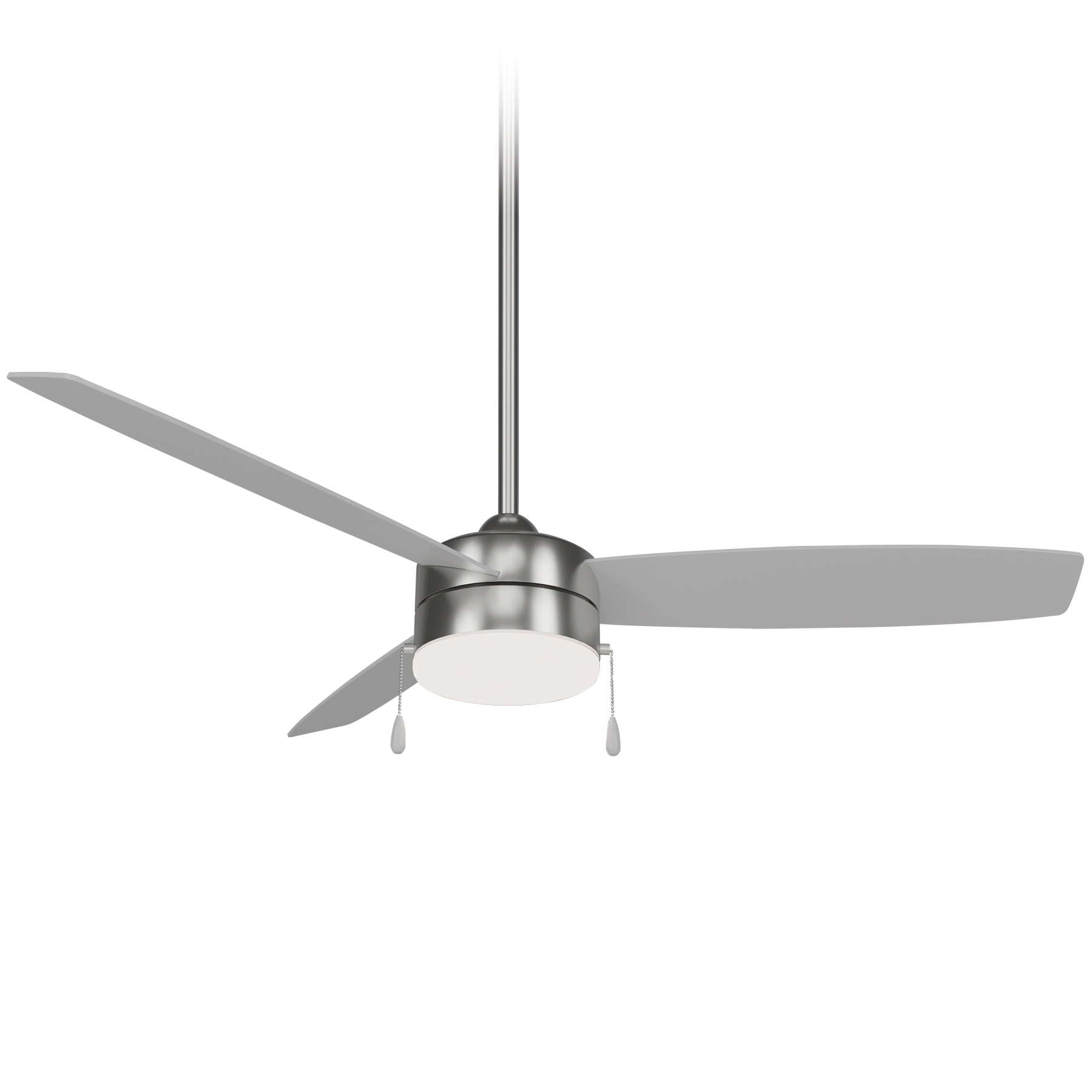 The Airetor III combines contemporary styling with practical functionality. Its 54" blade span efficiently cools large rooms while the integrated LED light provides bright, dimmable illumination with excellent color rendering.
