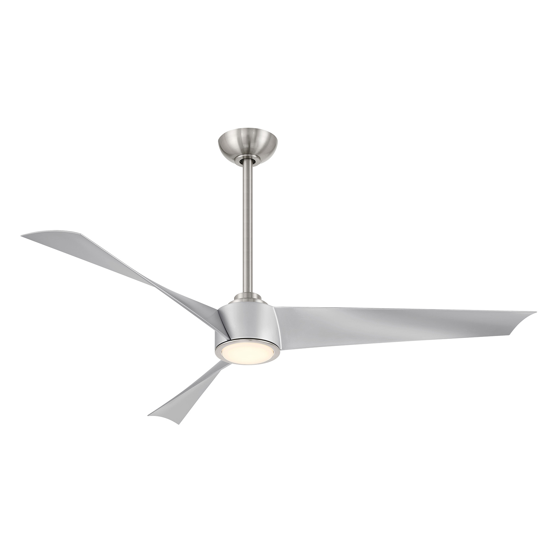 The Pike ceiling fan combines modern efficiency with versatile style. Its DC motor and Energy Star certification deliver powerful airflow while reducing energy costs. The integrated LED provides bright, high-CRI illumination.
