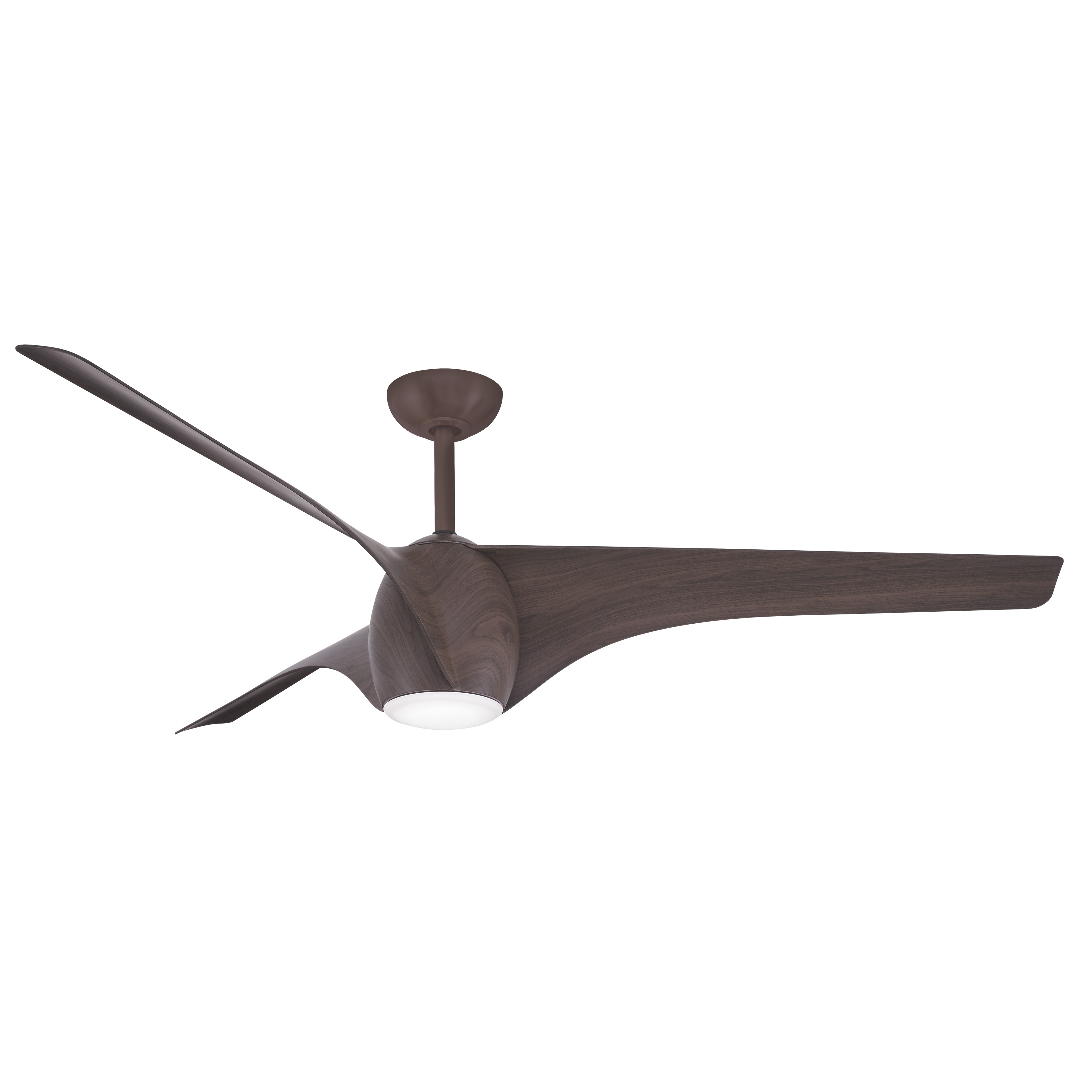 The Airewave combines substantial airflow coverage with energy-efficient LED lighting in a sleek contemporary design. Its 65-inch blade span and DC motor deliver powerful yet whisper-quiet performance for large spaces.
