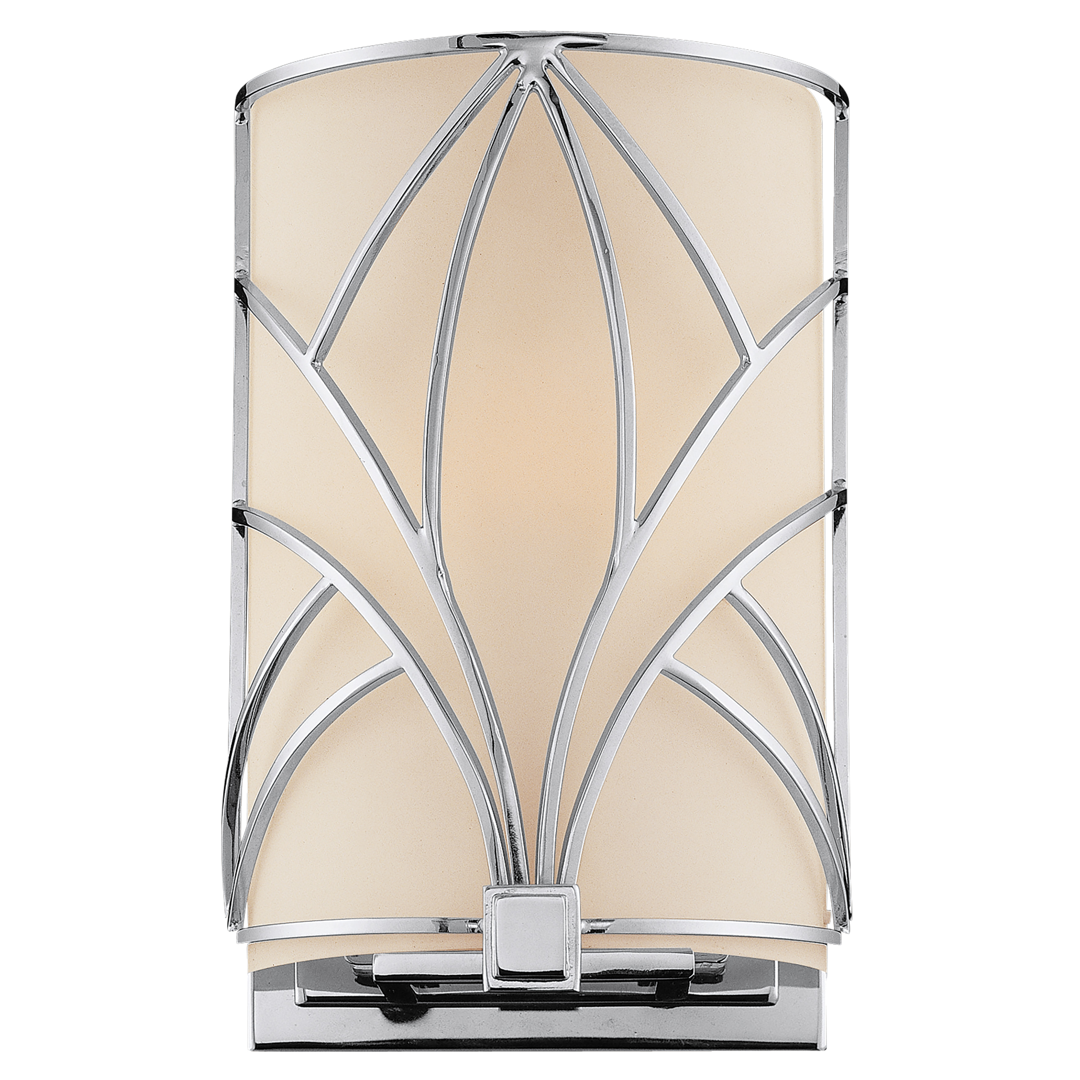 The Storyboard™ wall sconce combines functional design with transitional elegance. Its compact 6-inch width and ADA compliance make it ideal for bathrooms and hallways, while the chrome finish and glass shade provide timeless appeal.