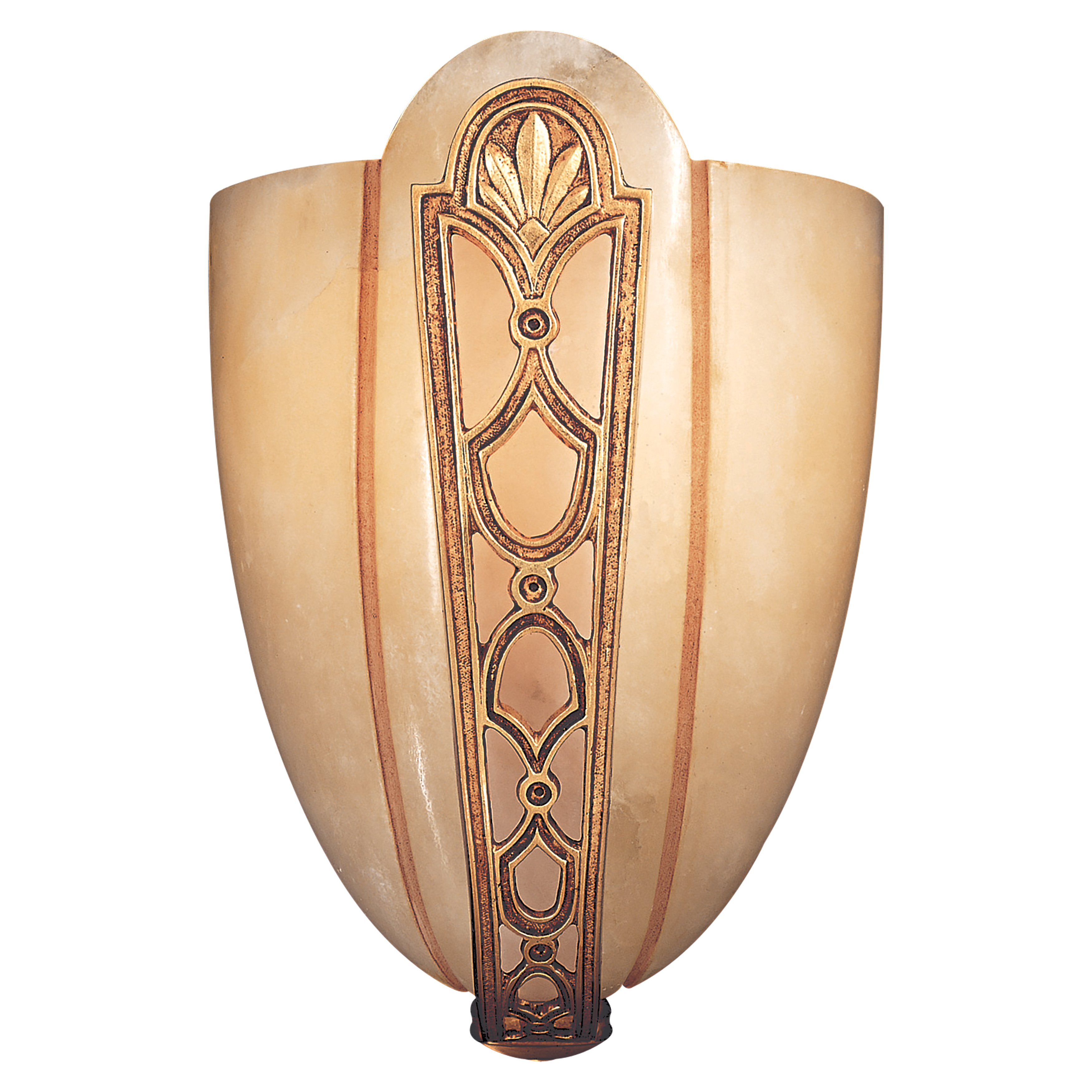 This Metropolitan wall sconce combines classic French Gold finish with soft alabaster glass for sophisticated ambient lighting. Its compact 8.25" width makes it ideal for bathrooms, hallways, and intimate spaces.