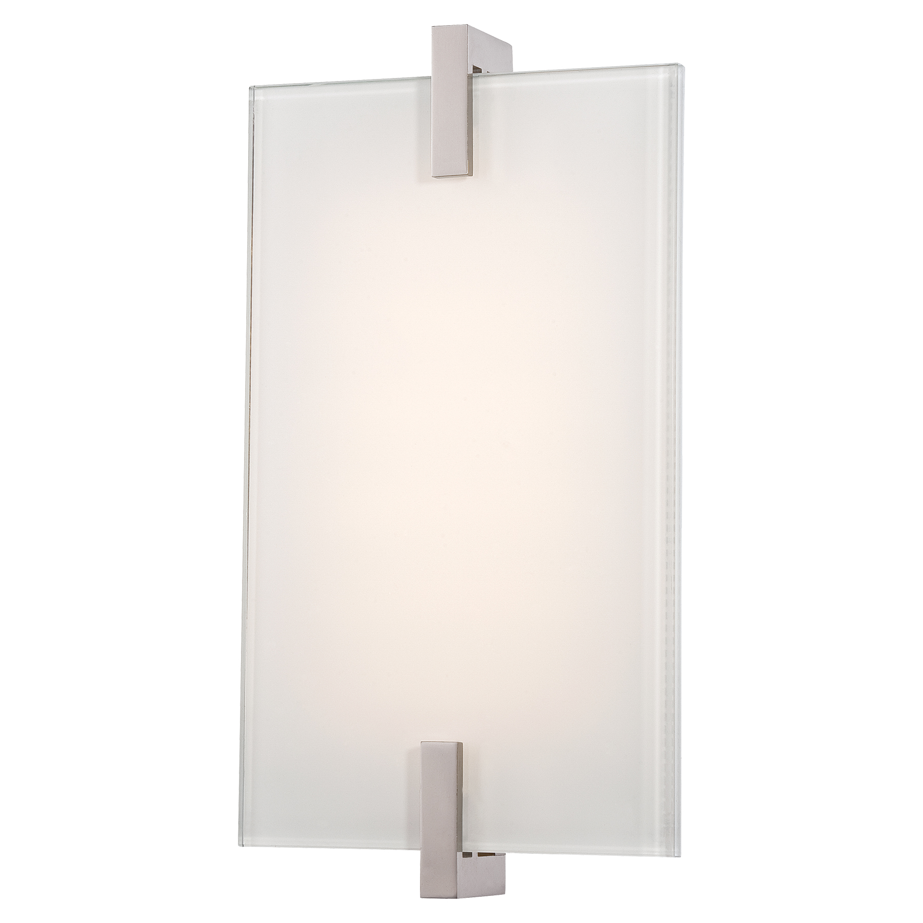 The Hooked LED Bath Light combines transitional styling with modern LED efficiency. Its polished nickel finish and clear glass shade with white interior provide excellent task lighting while meeting ADA compliance standards.