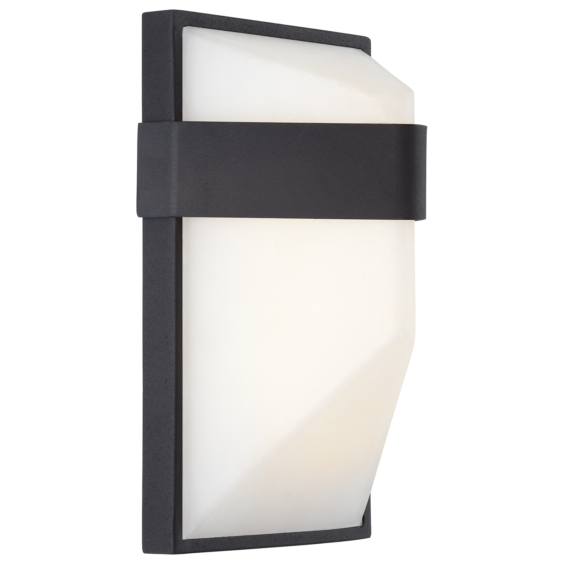 The Wedge LED Pocket Lantern combines transitional styling with modern LED efficiency in a compact 9-inch profile. ADA-compliant design with etched white glass diffusion and dimmable 820-lumen output makes it ideal for hallways, bathrooms, and accessible spaces.
