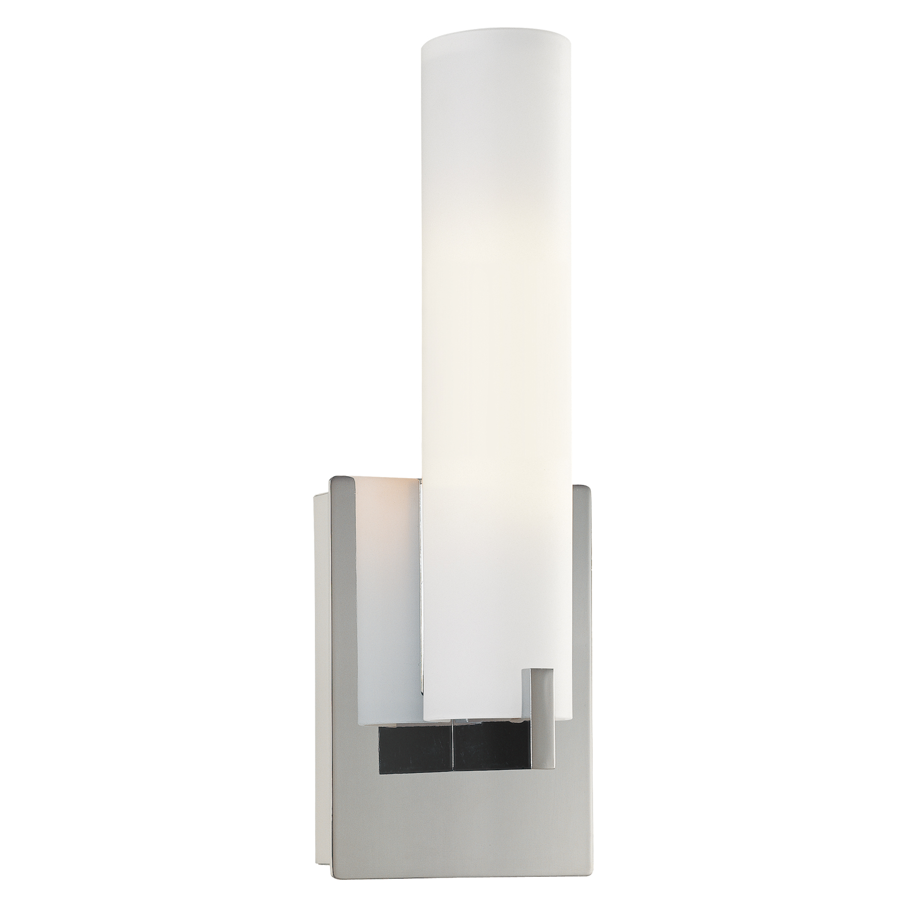 The Tube 2-Light Wall Sconce combines clean transitional styling with practical functionality. Its chrome finish and etched opal glass shades deliver bright, even illumination perfect for bathroom vanities and powder rooms.