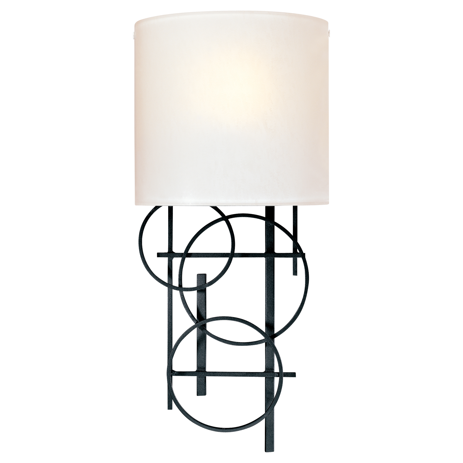 This versatile wall sconce combines a sophisticated Sand Coal Black finish with Pearl Mist glass for soft, ambient lighting. Its 18.25-inch height makes it ideal for hallways, bathrooms, and bedrooms where gentle illumination is desired.