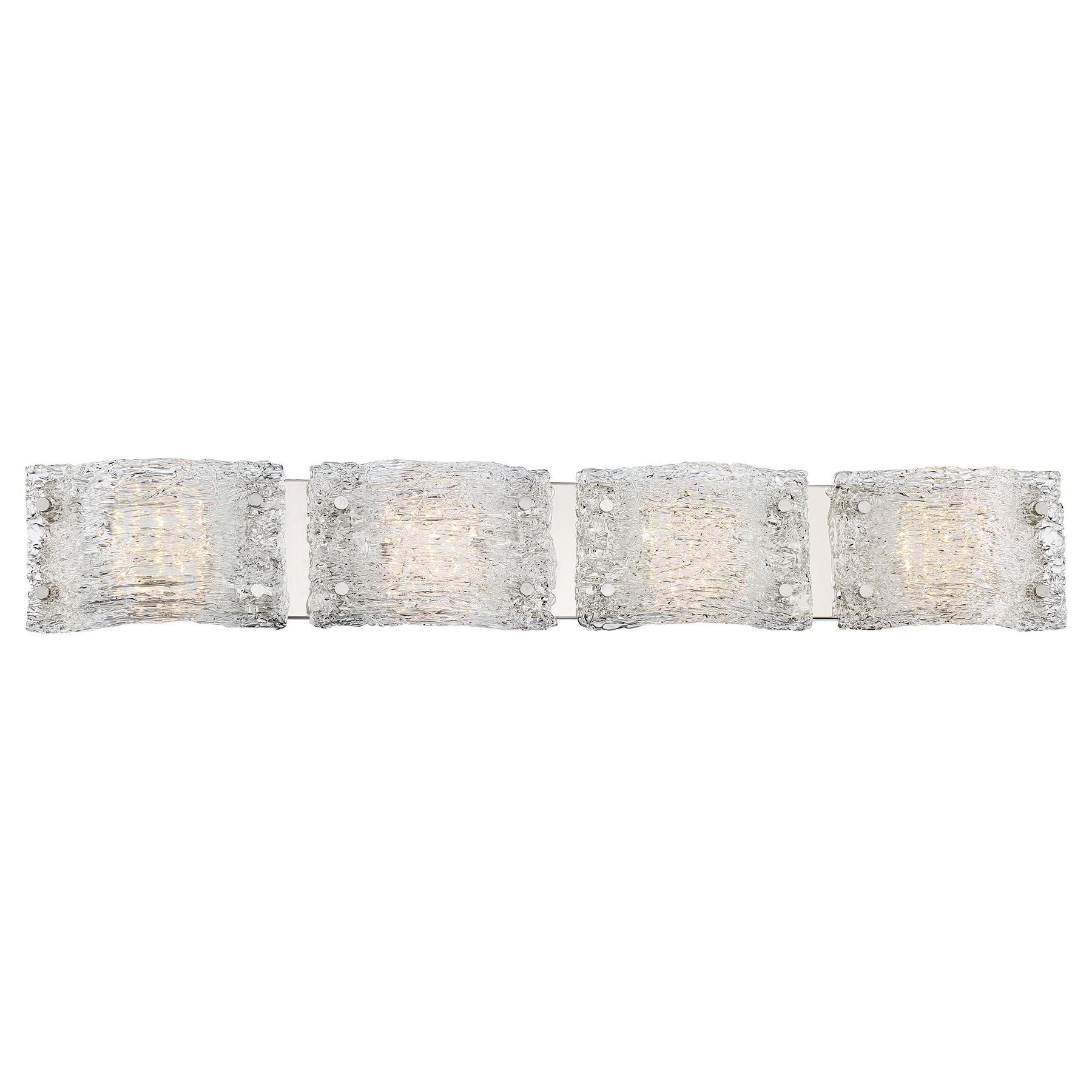 The Forest Ice LED Bath Light combines transitional styling with modern LED technology. Its 38.5-inch width and artisan glass shades deliver exceptional illumination with 3677 lumens and 94 CRI, perfect for vanity applications.