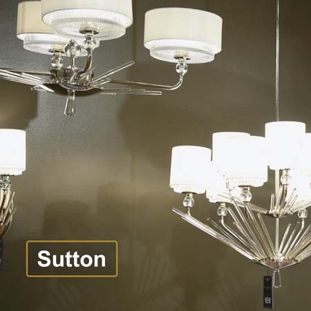 Sutton - 9 Light Chandelier, a Robin Baron Design
