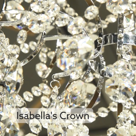 Isabella's Crown - 3 Light Mini Chandelier