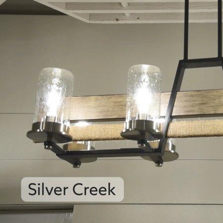 Silver Creek - 4 Light Outdoor Pendant