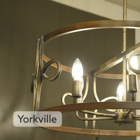 Yorkville - 6 Light Pendant, a Robin Baron Design