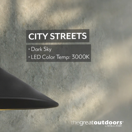 City Streets - 1 Light Outdoor LED Wall Mount Fixture