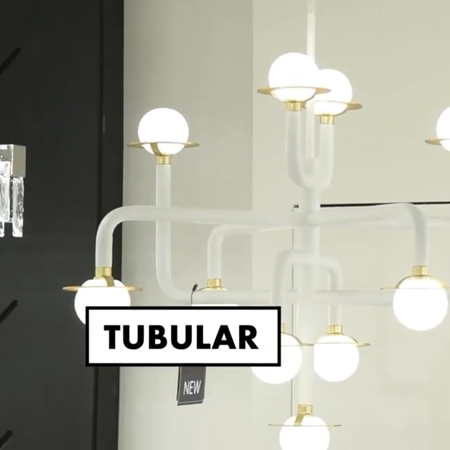 Tubular - 5 Light Chandelier