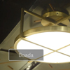 Boada - 18" LED Semi Flush